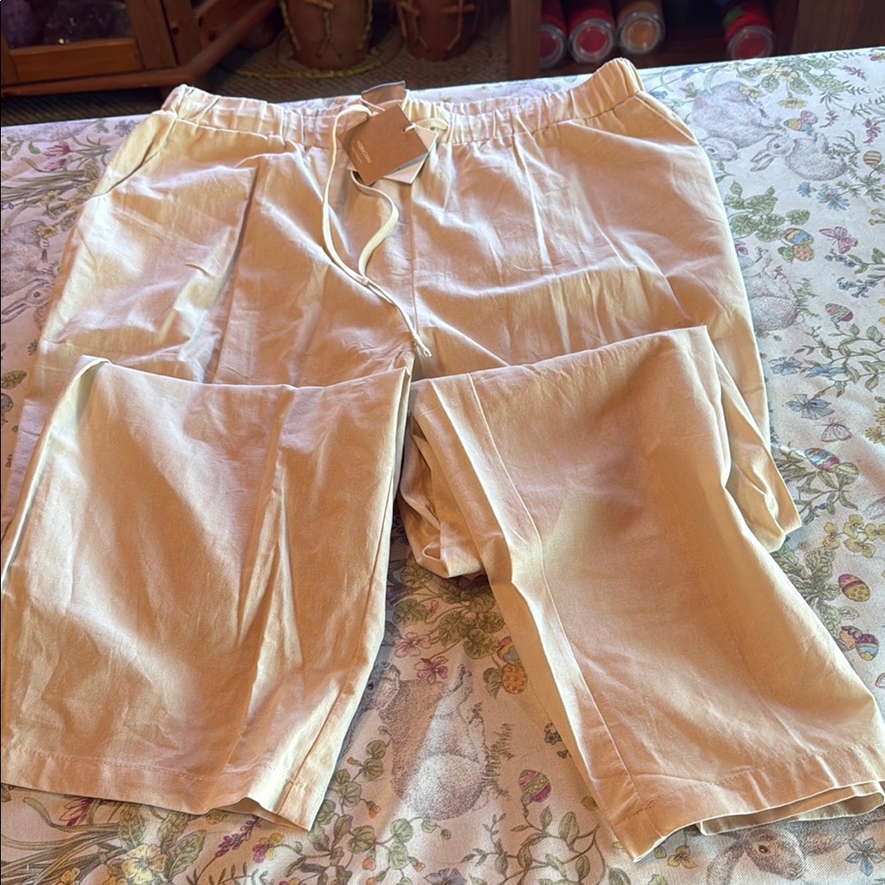 Casual Beige Pants